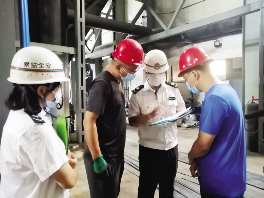 　　沙河口區多部門對供熱企業進行檢查。