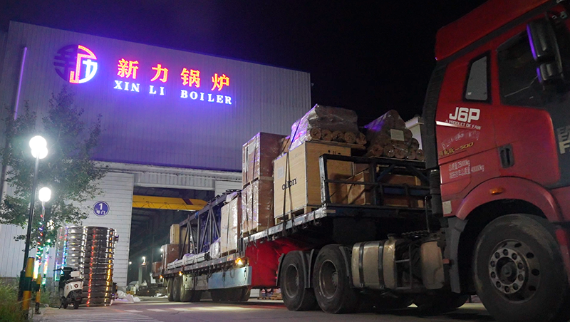 凌晨1點，新力鍋爐的燈還亮著——為客戶發(fā)出一臺25噸生物質鍋爐
